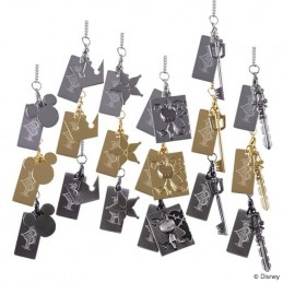 Kingdom Hearts Mini Charm Collection (Set of 18) ESPOSITORE SIGILLATO UFFICIALE
