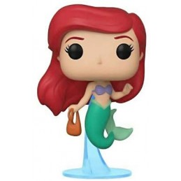 Funko Pop Vinile: Disney Little Mermaid - Ariel w/Bag Figure, 10cm