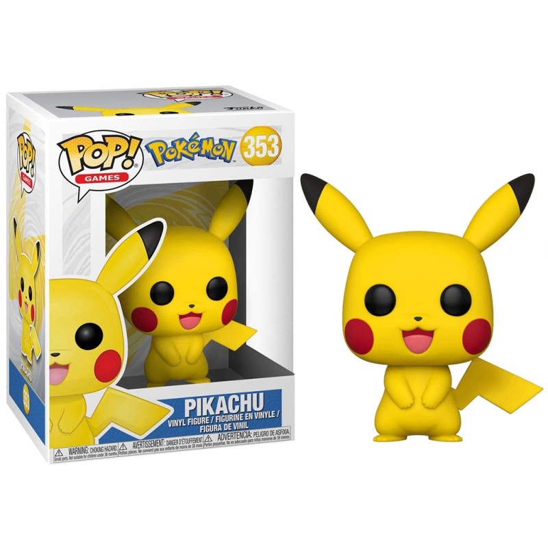 Funko POP Games: Pokemon - Pikachu Figure 353, 10cm