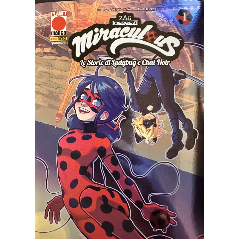Miraculous – Le Storie di Ladybug e Chat Noir 1 – Variant Cover di Giulia Adragna – Panini Comics – Italiano