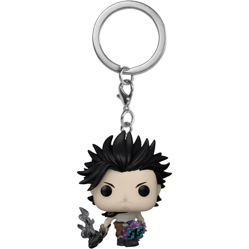 Funko Pop! Keychain: Black Clover - Yami - Mini Figura in Vinile da Collezione Novità Portachiavi - Riempitivi per Calze - Idea