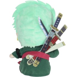 SAKAMI - One Piece – Rorona Zoro – Peluche/Plush Figura/Toy – 25 cm – Originale e con licenza