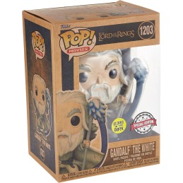 Funko Pop! Movies: Lord of the Rings - Gandalf The White (with Sword & Staff) (Glows in the Dark) (Special Edition) 1203 Vinyl