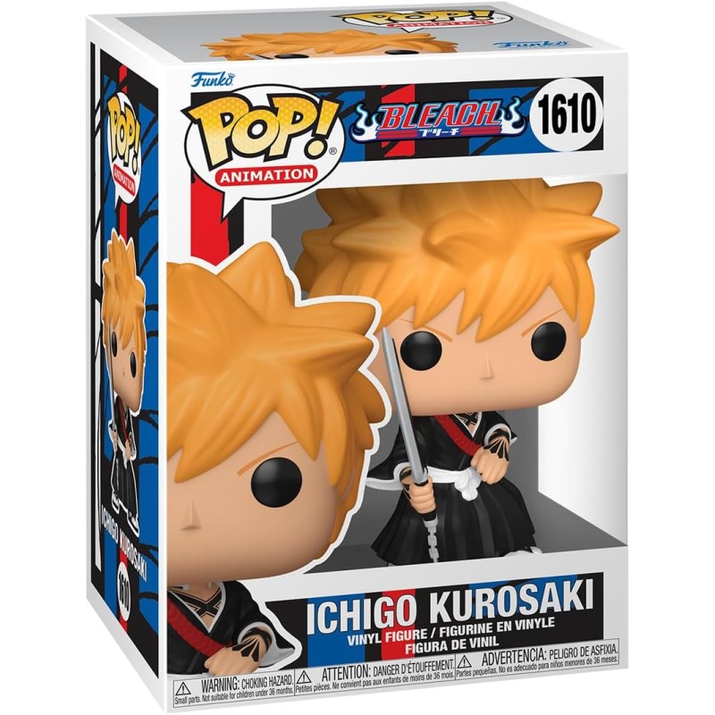 Funko POP! Animation: BLEACH - Ichigo Kurosaki - Figura in Vinile da Collezione - Idea Regalo - Merchandising Ufficiale -