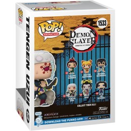 Funko POP! Animation: Demon Slayer - Tengen Uzui - Probabilità di 1/6 per la Variante Chase - Metallico - Figura in Vinile da