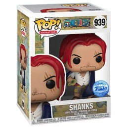 Funko POP Animation: One Piece - Shanks Figure 939 Special Edition, 10cm