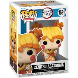 Funko POP Animation: Demon Slayer - Zenitsu Agatsuma (Girl in Kimono) Figure 1531, 10cm