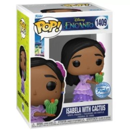 Funko Pop Disney: Encanto - Isabela Madrigal with Cactus Figure 1409 Exclusive, 10cm