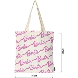 CERDÁ LIFE'S LITTLE MOMENTS Borsa Shopping Barbie - Colore Rosa - 36 x 39 x 0,4 cm - 2 manici - Realizzata in poliestere e