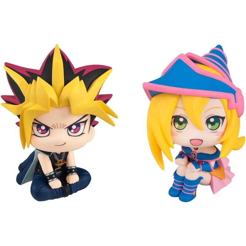 Megahouse Yu-Gi-Oh! Duel Monsters statuettes PVC Look Up Yami Yugi & Dark Magician Girl Set 11 cm