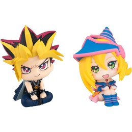 Megahouse Yu-Gi-Oh! Duel Monsters statuettes PVC Look Up Yami Yugi & Dark Magician Girl Set 11 cm