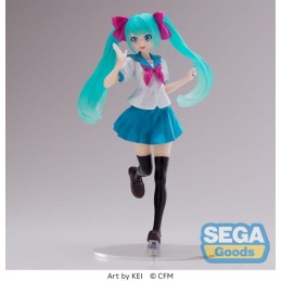 SEGA GOODS HATSUNE MIKU - 16ème Anniversaire Vers. KEI - Statuetta Luminasta 18cm