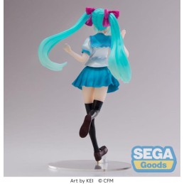 SEGA GOODS HATSUNE MIKU - 16ème Anniversaire Vers. KEI - Statuetta Luminasta 18cm