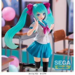 SEGA GOODS HATSUNE MIKU - 16ème Anniversaire Vers. KEI - Statuetta Luminasta 18cm