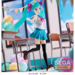 SEGA GOODS HATSUNE MIKU - 16ème Anniversaire Vers. KEI - Statuetta Luminasta 18cm