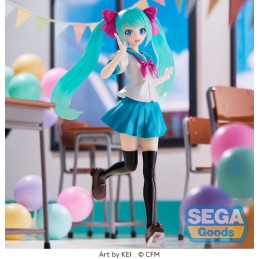 SEGA GOODS HATSUNE MIKU - 16ème Anniversaire Vers. KEI - Statuetta Luminasta 18cm