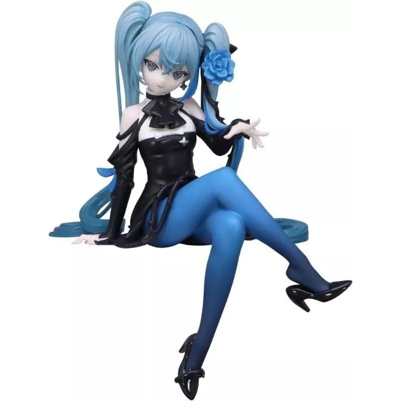 Furyu - Figura Noodle Stopper Hatsune Miku Blue Rose Ver. Flower Fairy, 14 cm