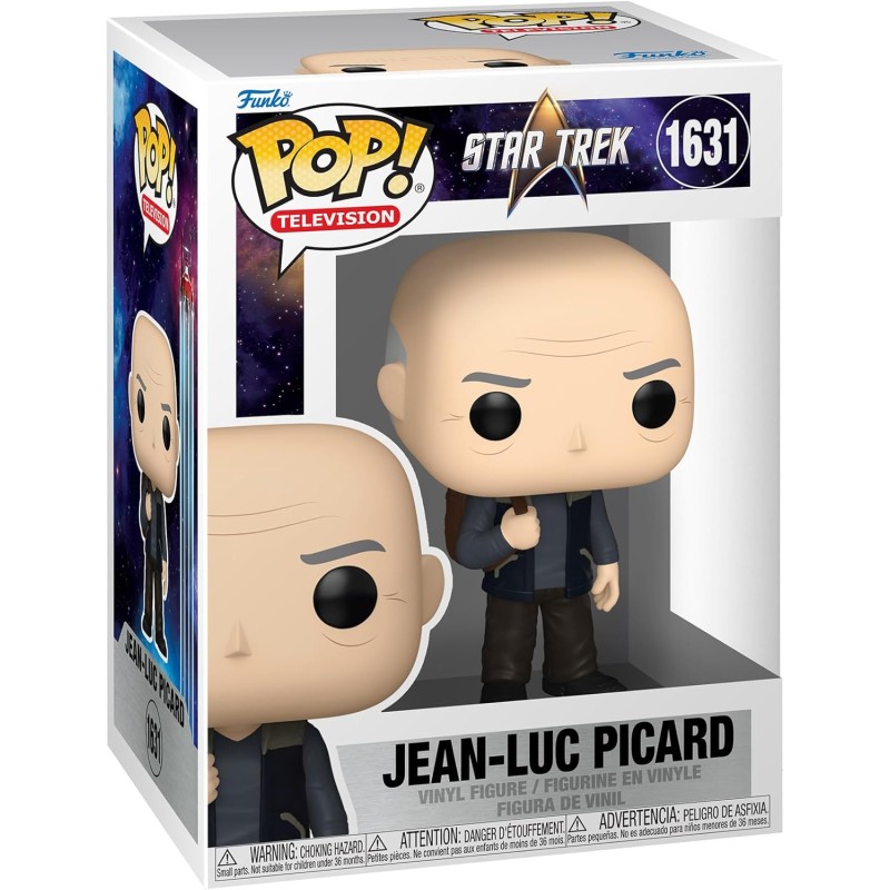 Funko Pop! TV: ST Jean-Luc Picard - Jean-Luc Picard - Star Trek Picard - Figura in Vinile da Collezione - Idea Regalo -