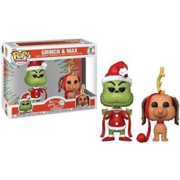 Funko Pop! Books: How The Grinch Stole Christmas - The Grinch With Max Figure 2PK, 10cm